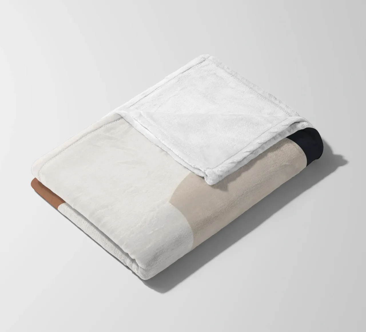 Forme astratte minimali 3 coperta in pile da Gaite