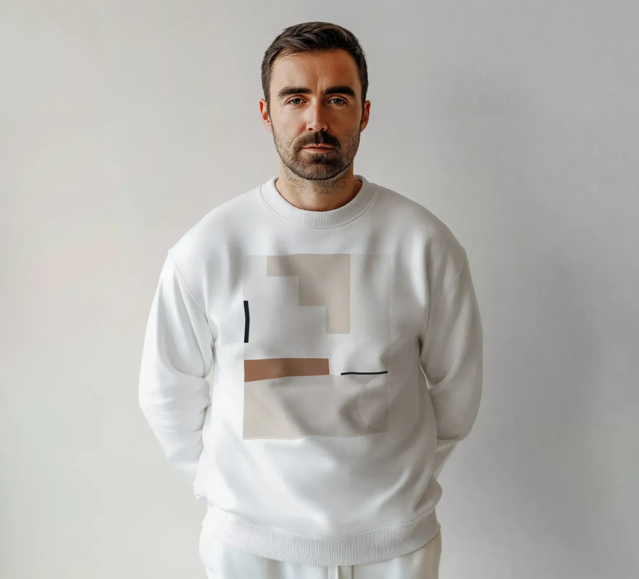 Minimal Abstract Shapes 4 sweatshirt by Gaite