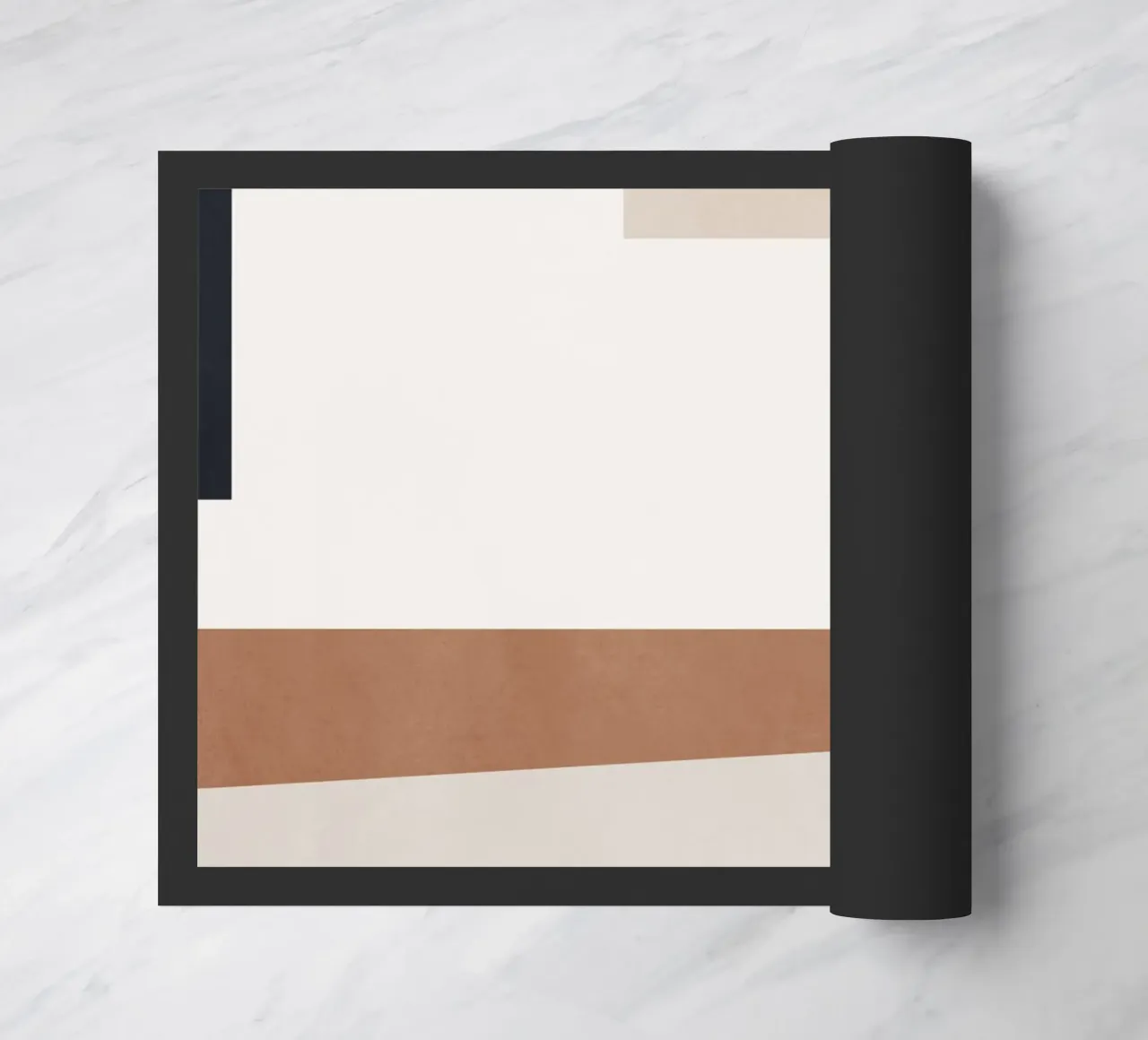Minimale abstrakte Formen 4 Fußmatte von Gaite