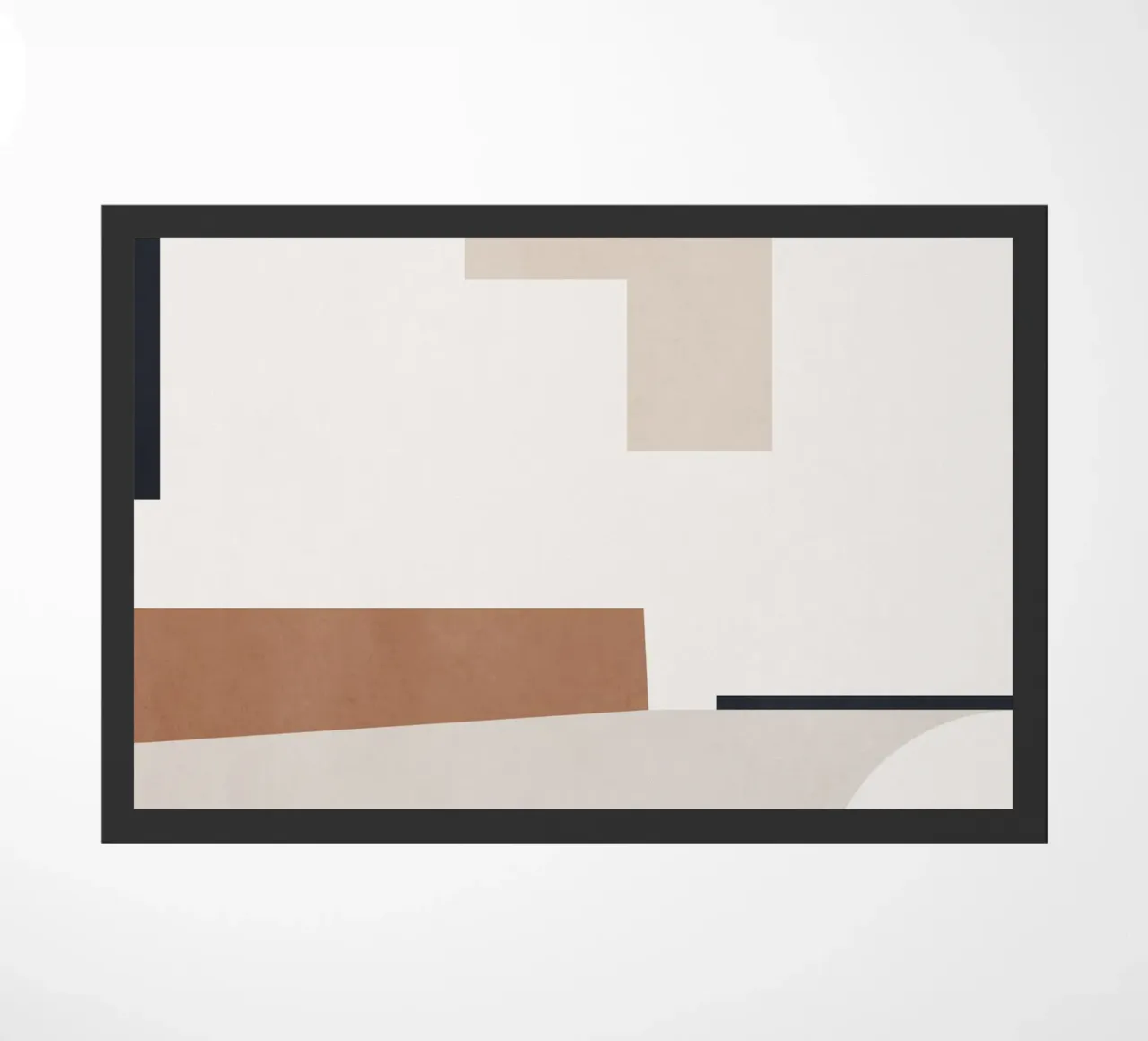 Minimale abstrakte Formen 4 Fußmatte von Gaite