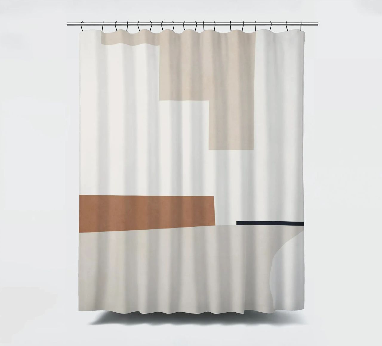 Forme astratte minimali 4 tenda da doccia da Gaite