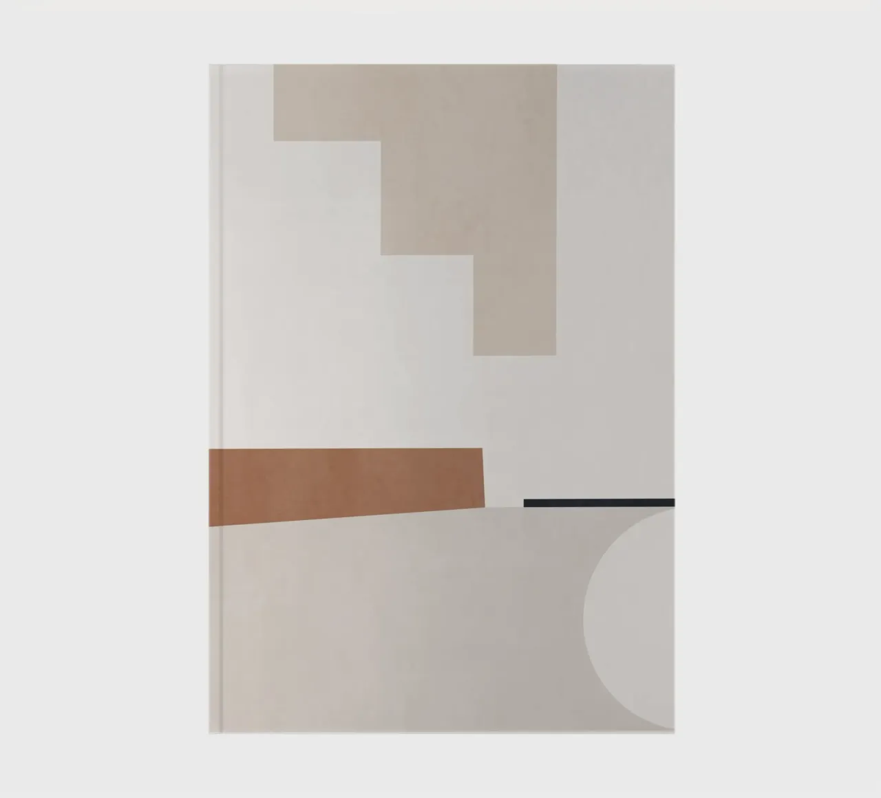 Minimale abstrakte Formen 4 Notizbuch von Gaite