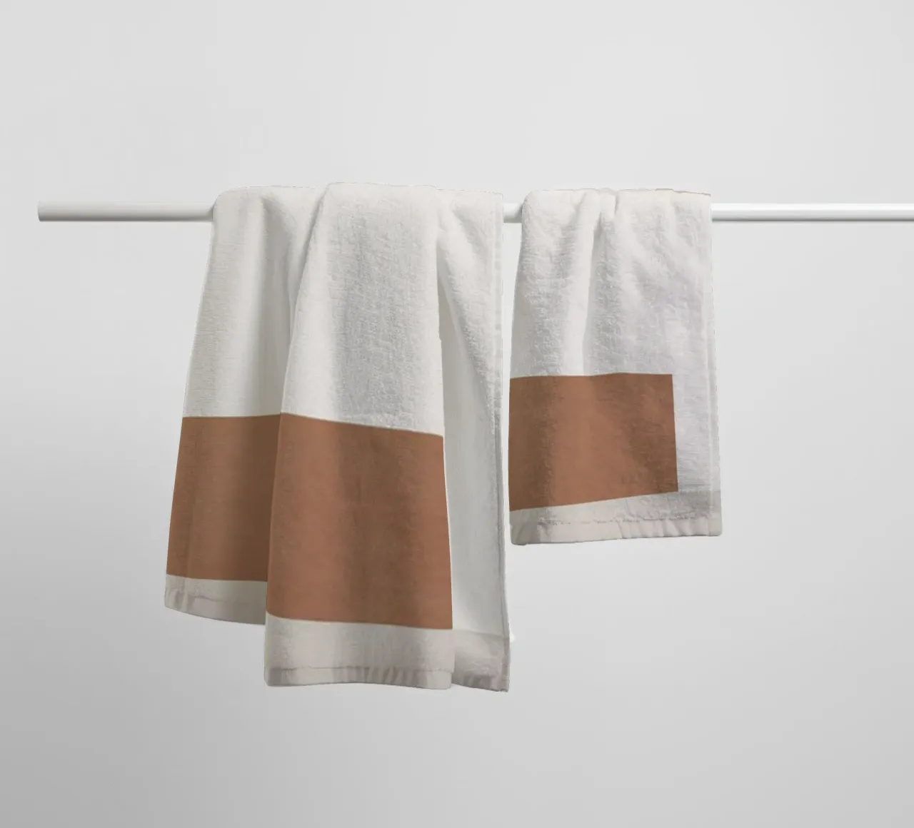 Minimalistische abstracte vormen 4 badhanddoek van Gaite