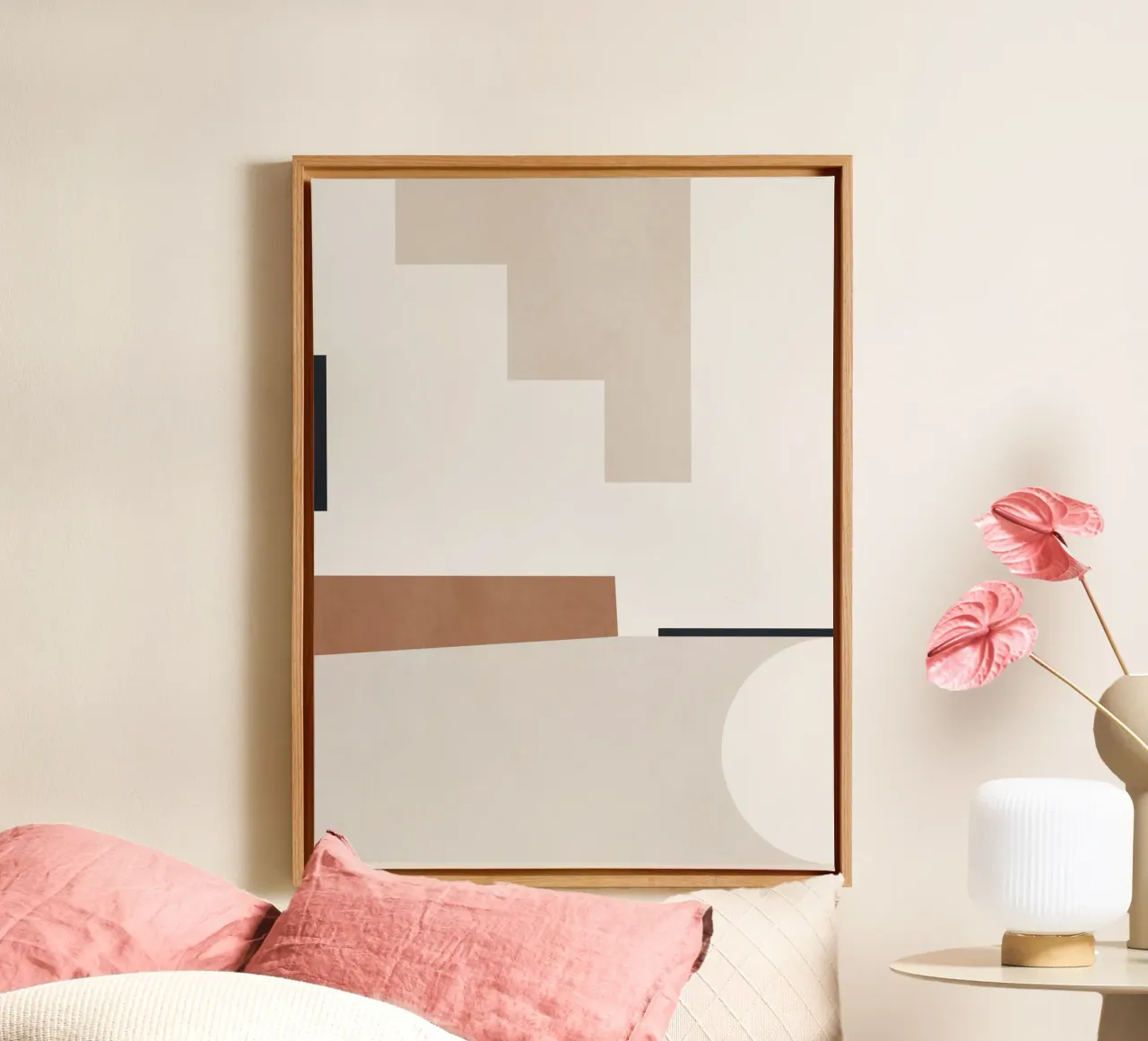 Minimal Abstract Shapes 4 canvas by Gaite