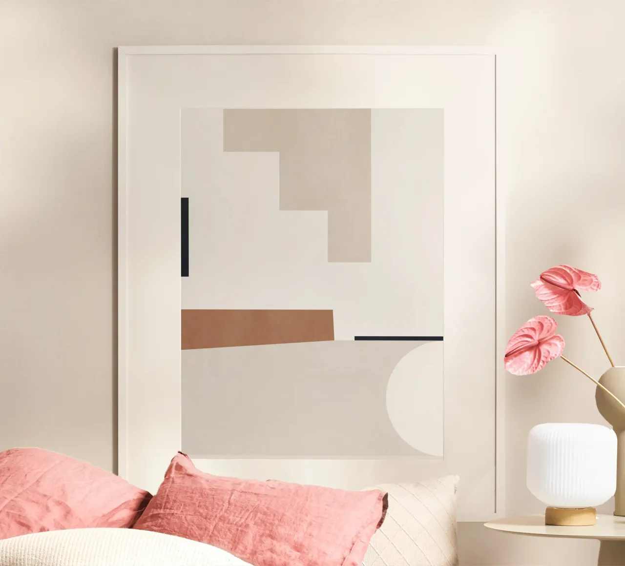 Forme astratte minimali 4 poster da Gaite