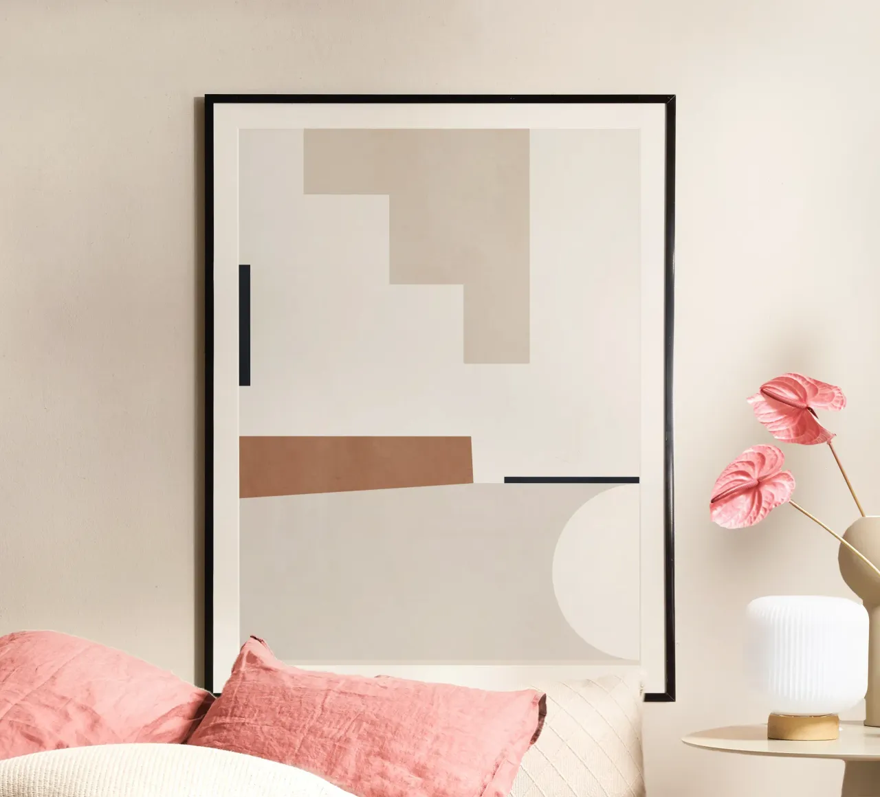 Forme astratte minimali 4 poster da Gaite