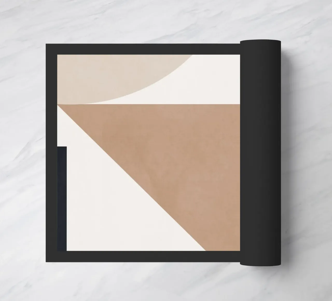 Minimale abstrakte Formen 5 Fußmatte von Gaite