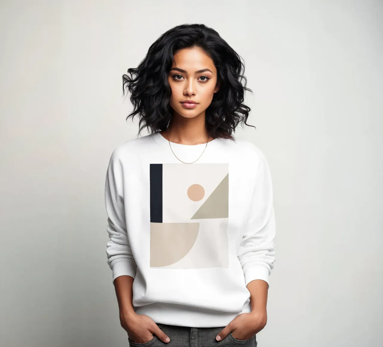 Minimal Abstract Shapes 6 sweatshirt by Gaite