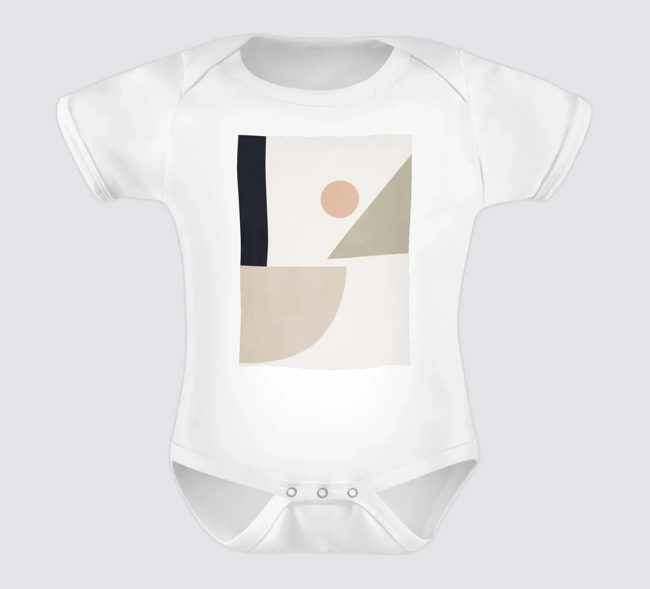 Forme astratte minimali 6 body neonato maniche corte da Gaite