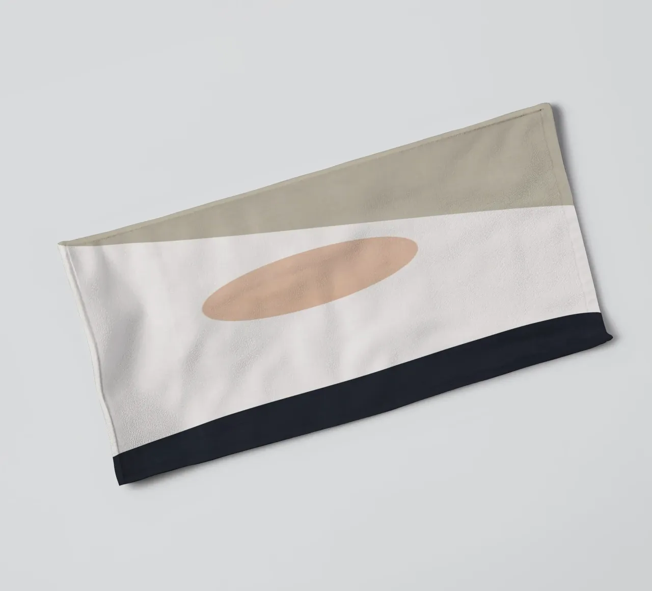 Minimalistische abstracte vormen 6 badhanddoek van Gaite