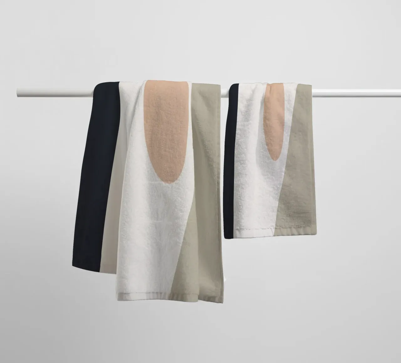 Minimal Abstract Shapes 6 towel by Gaite