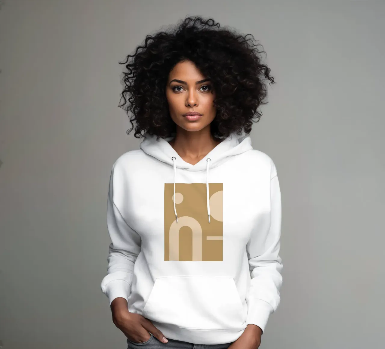 Forme astratte minimali 7 felpa con cappuccio da Gaite