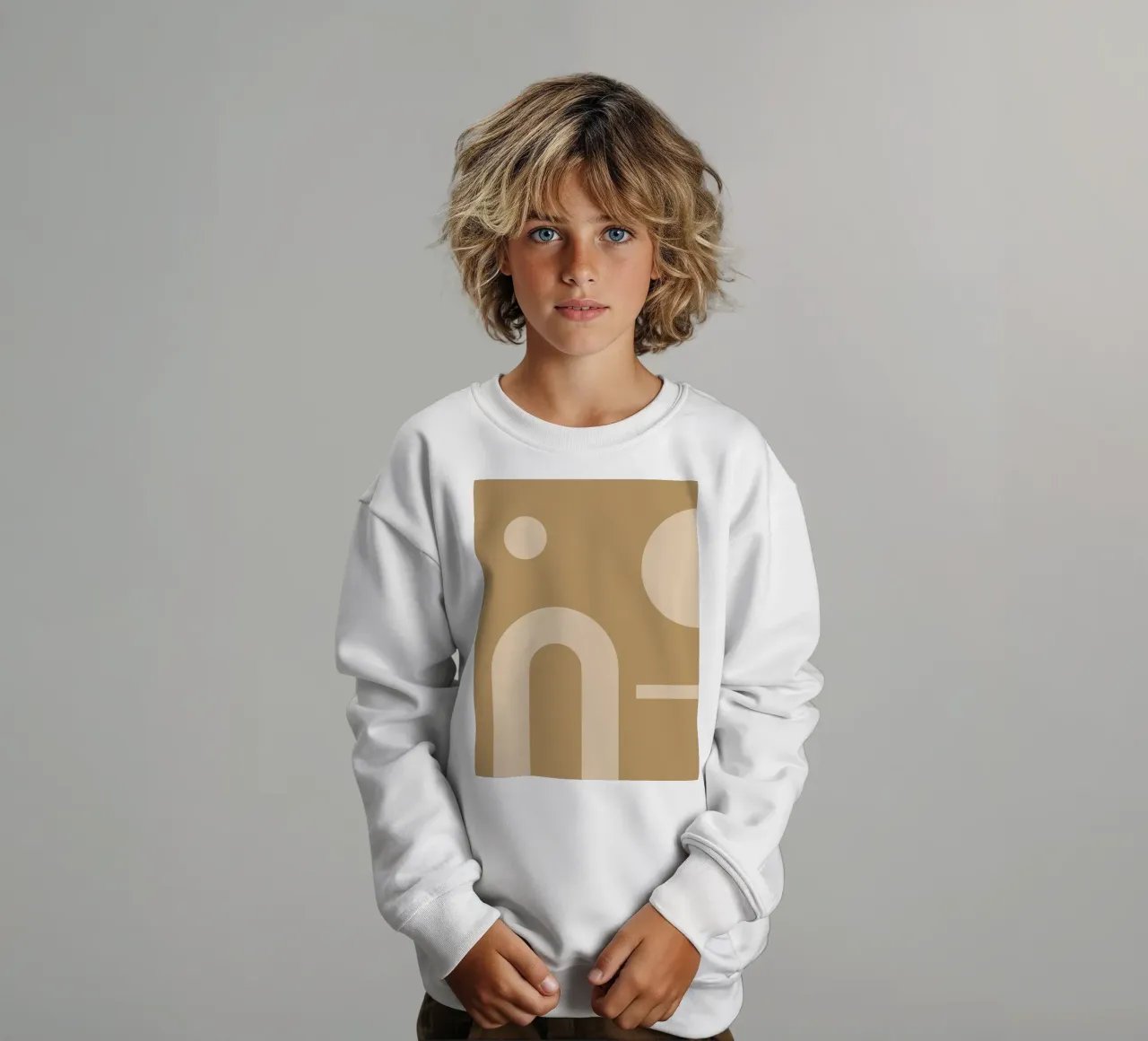 Forme astratte minimali 7 felpa bambino da Gaite