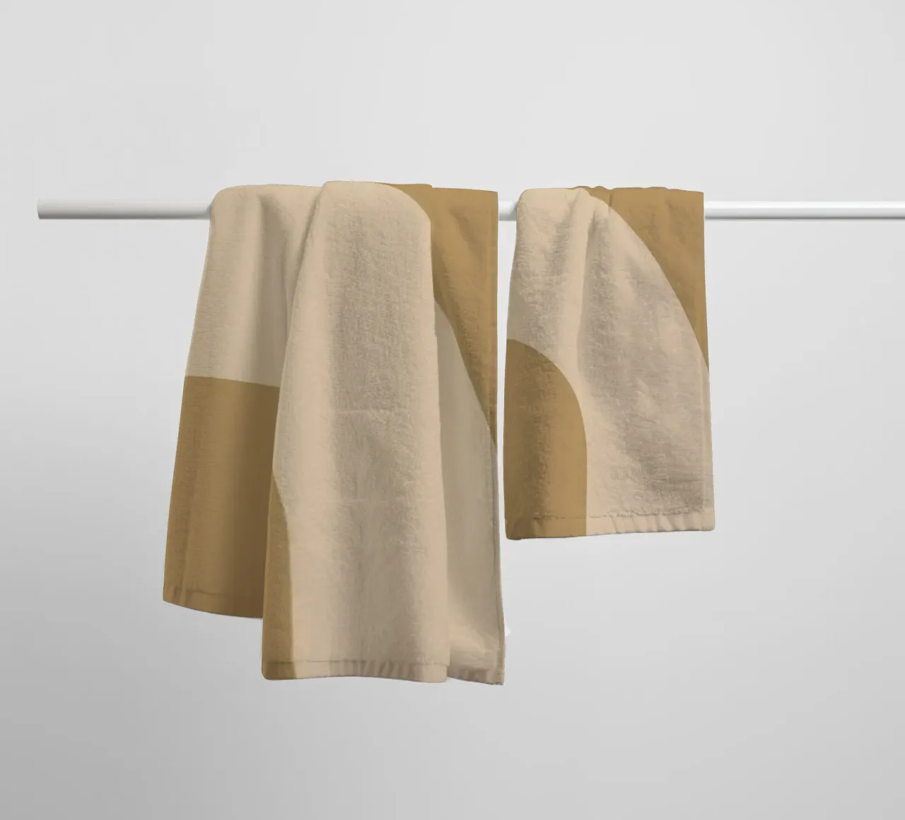 Minimal Abstract Shapes 7 towel by Gaite