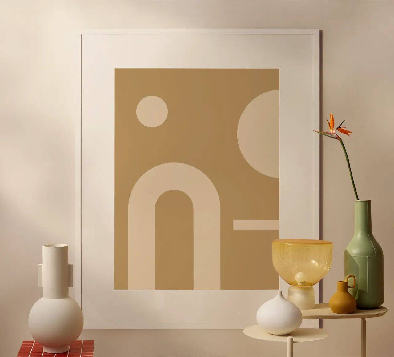 Minimal Abstract Shapes 7 hahnemühle by Gaite