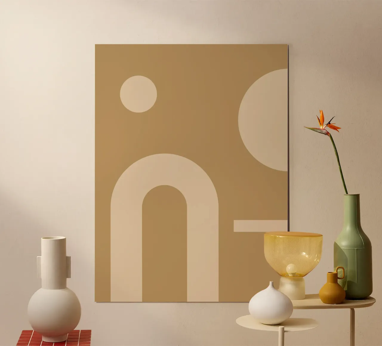Minimal Abstract Shapes 7 hahnemühle by Gaite