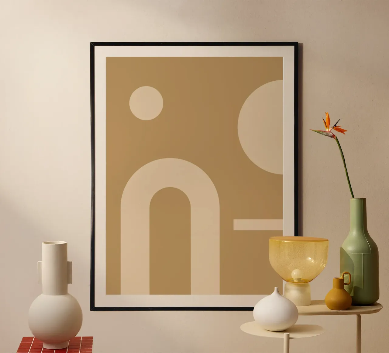 Minimal Abstract Shapes 7 hahnemühle by Gaite