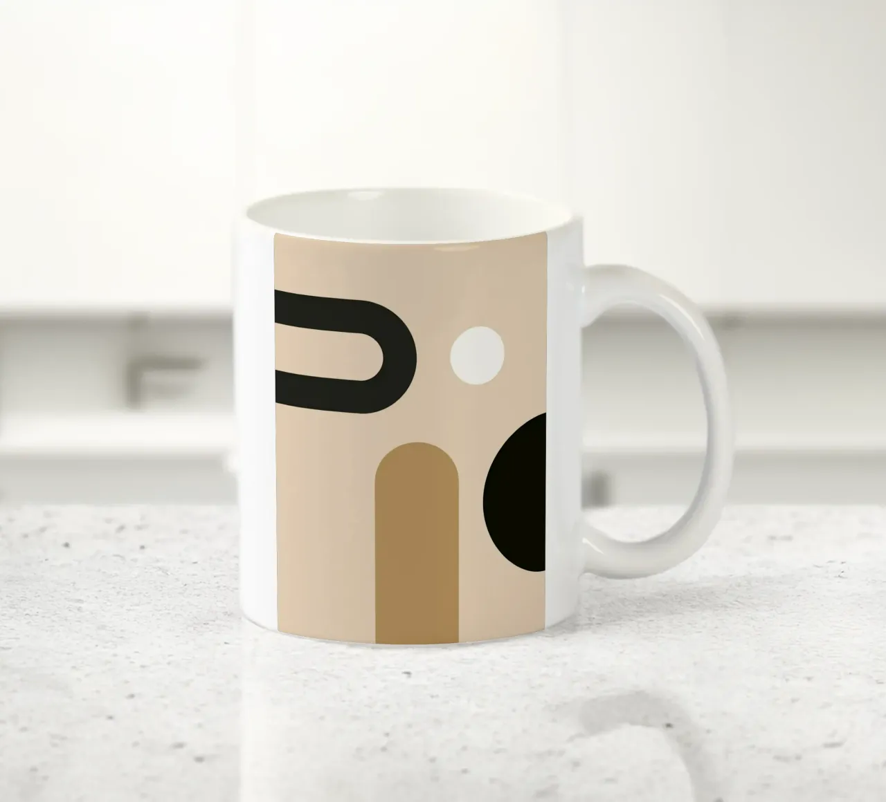 Forme astratte minimali 8 tazza in ceramica da Gaite