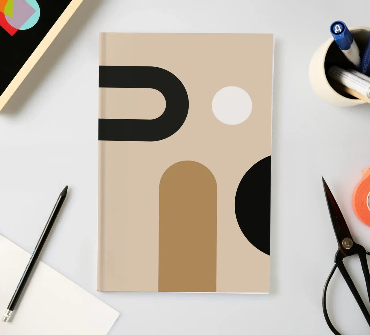 Minimal Abstract Shapes 8 notebook by Gaite