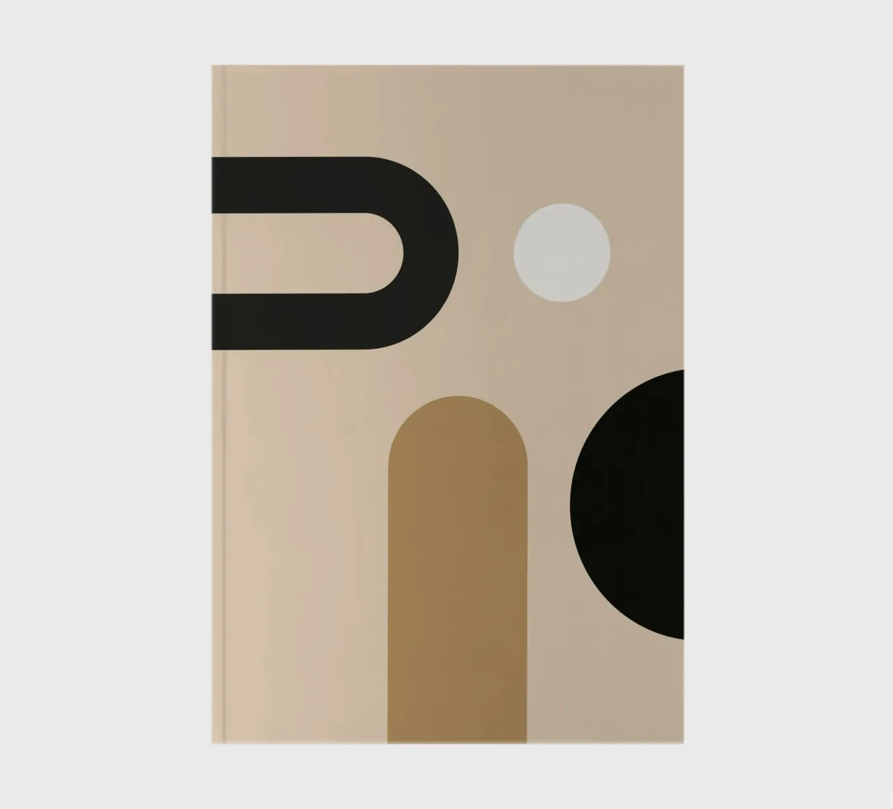 Minimal Abstract Shapes 8 notebook by Gaite