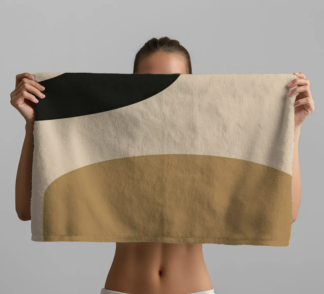 Minimal Abstract Shapes 8 towel by Gaite