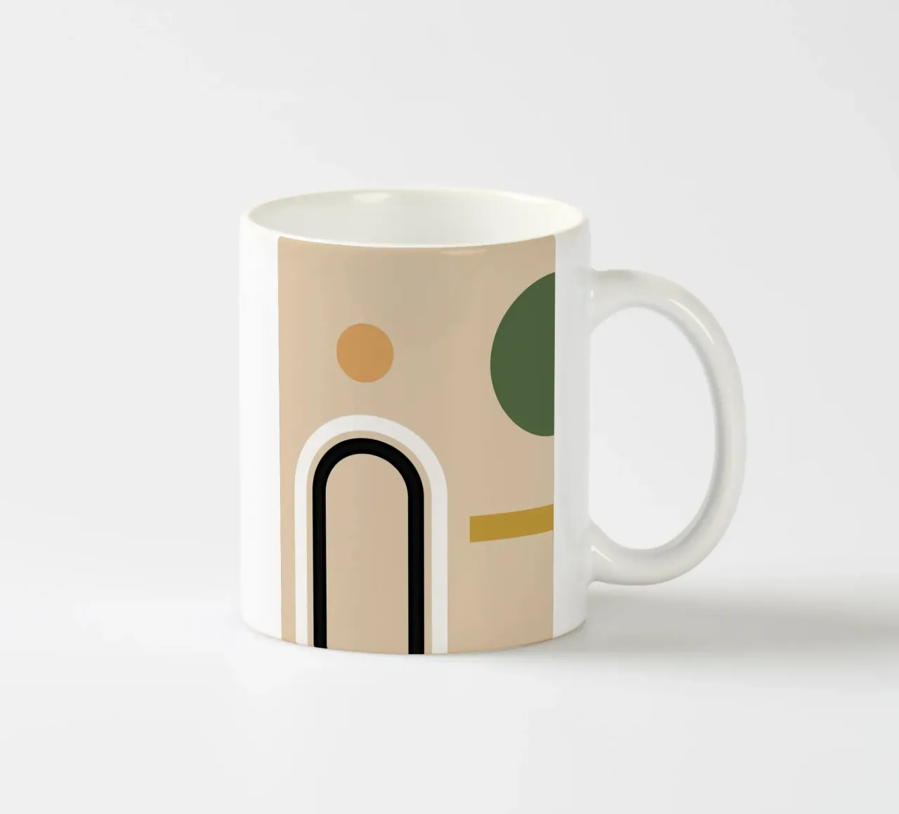 Forme astratte minimali 9 tazza in ceramica da Gaite