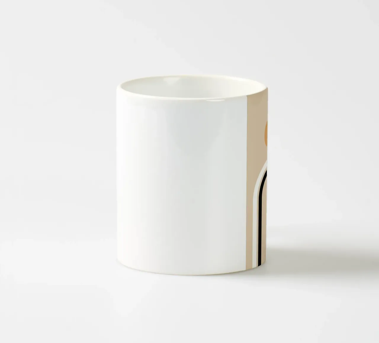 Forme astratte minimali 9 tazza in ceramica da Gaite