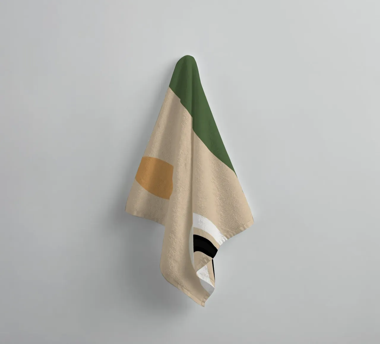 Minimal Abstract Shapes 9 towel by Gaite
