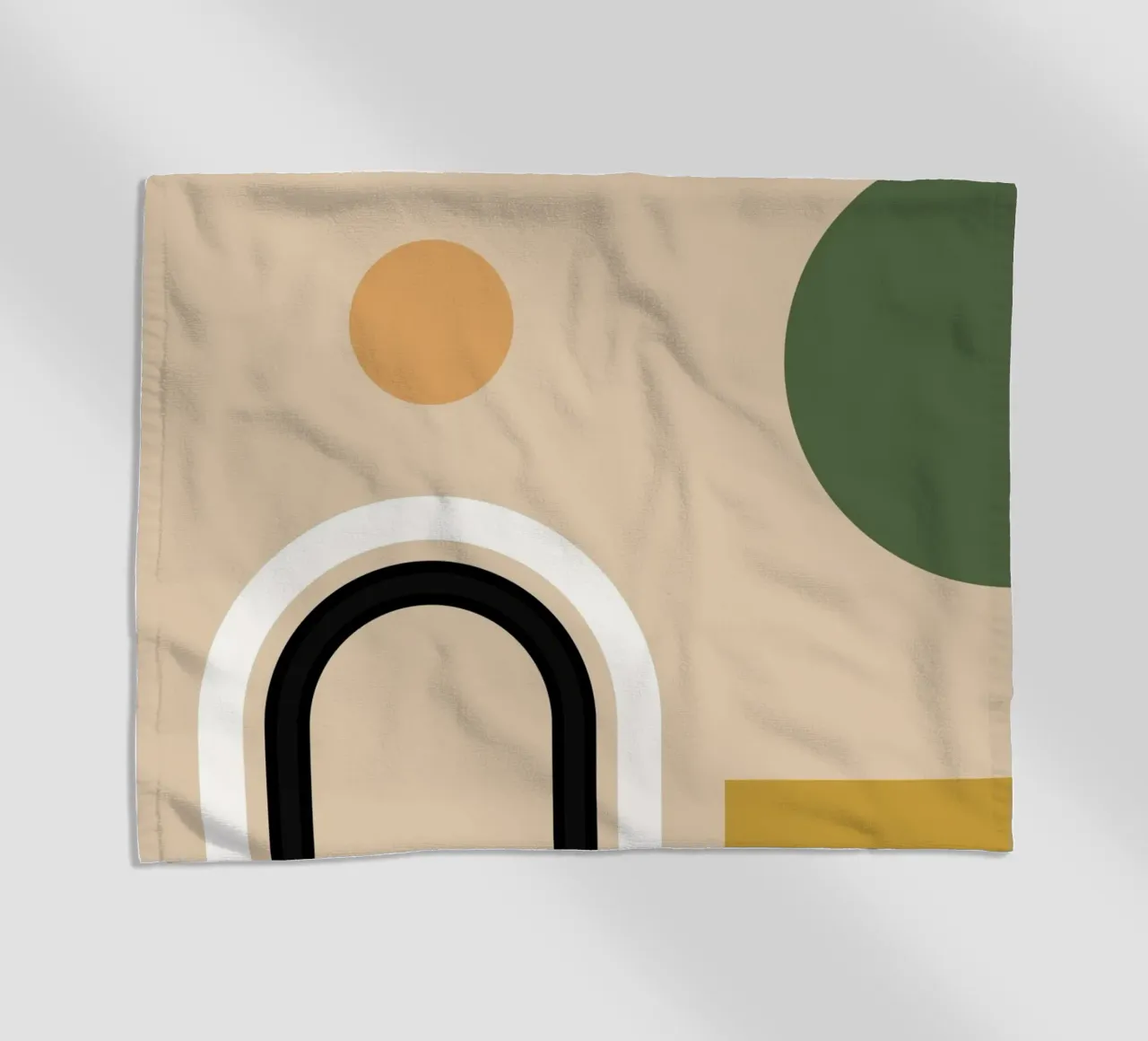 Minimal Abstract Shapes 9 beach towel by Gaite