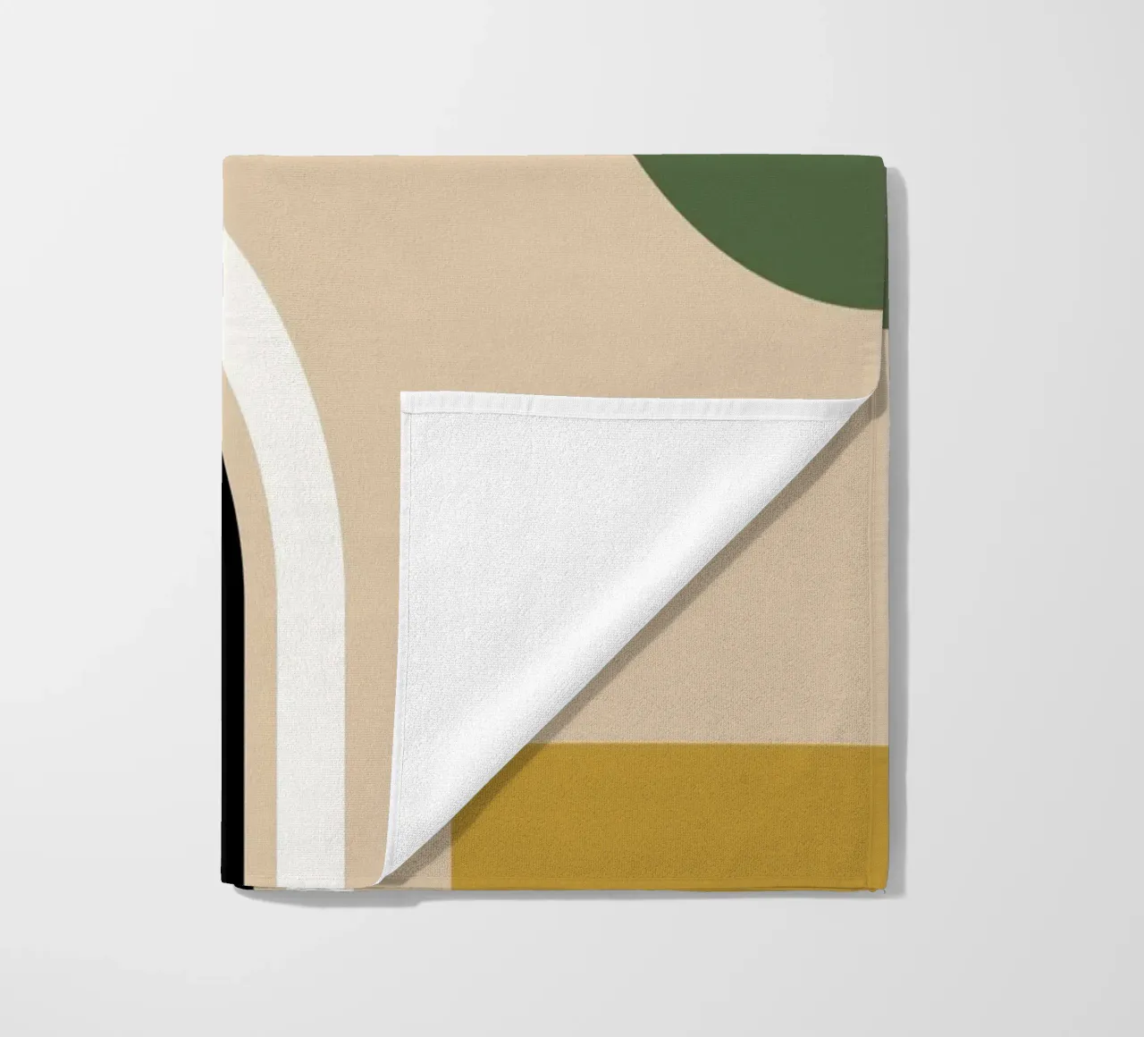 Minimal Abstract Shapes 9 beach towel by Gaite