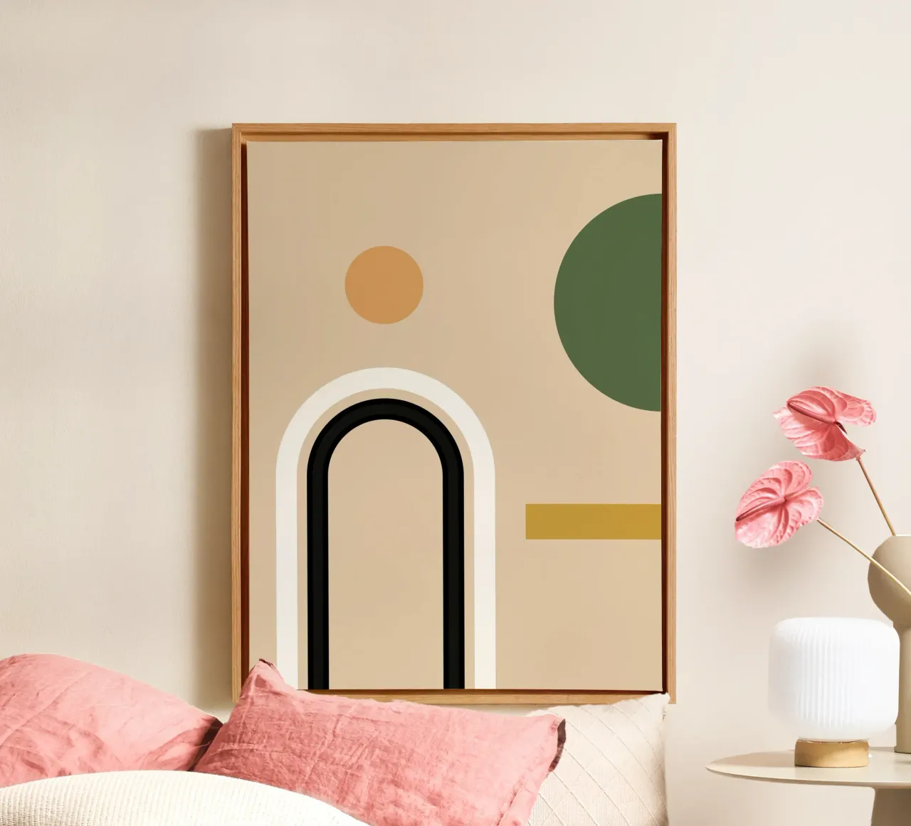 Minimal Abstract Shapes 9 canvas by Gaite