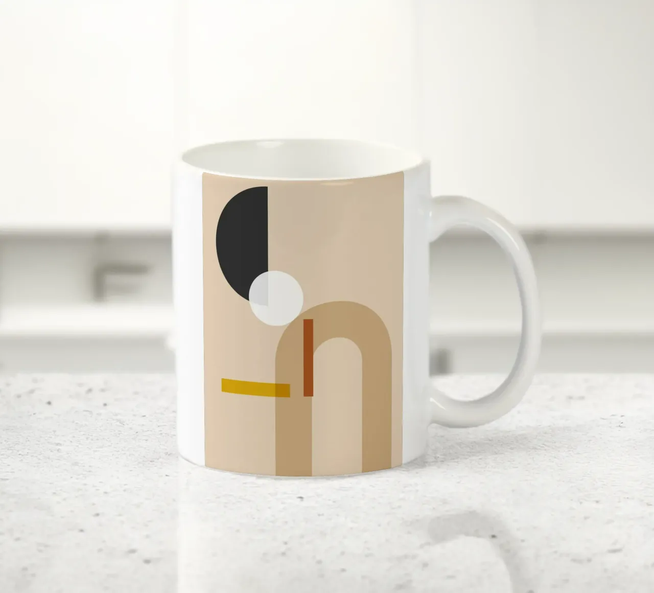 Forme astratte minimali 10 tazza in ceramica da Gaite