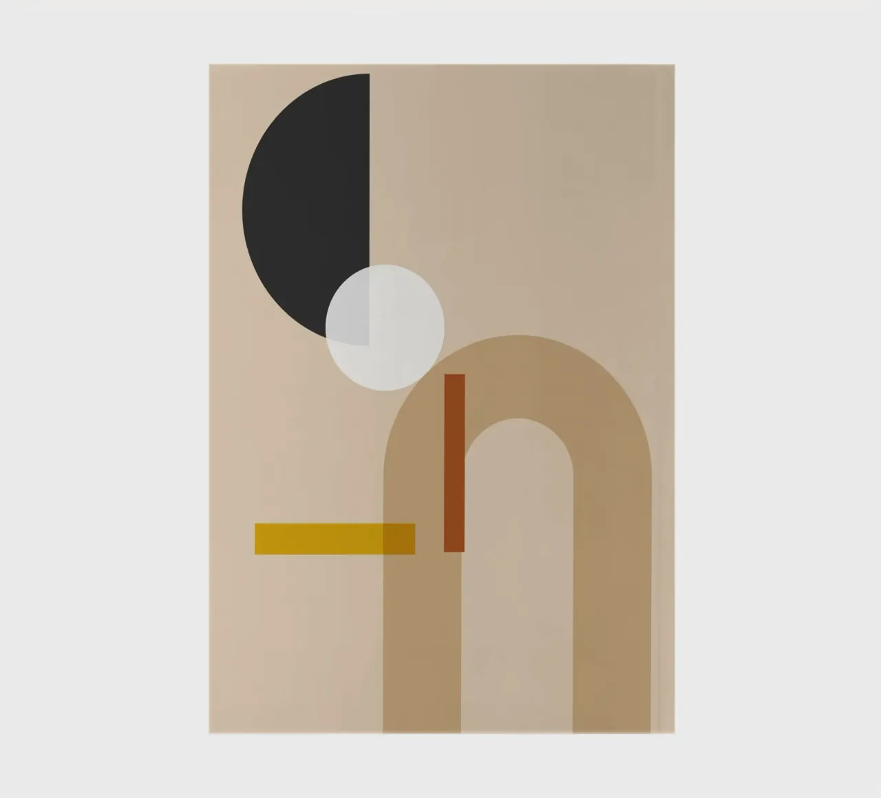 Minimal Abstract Shapes 10 notebook by Gaite