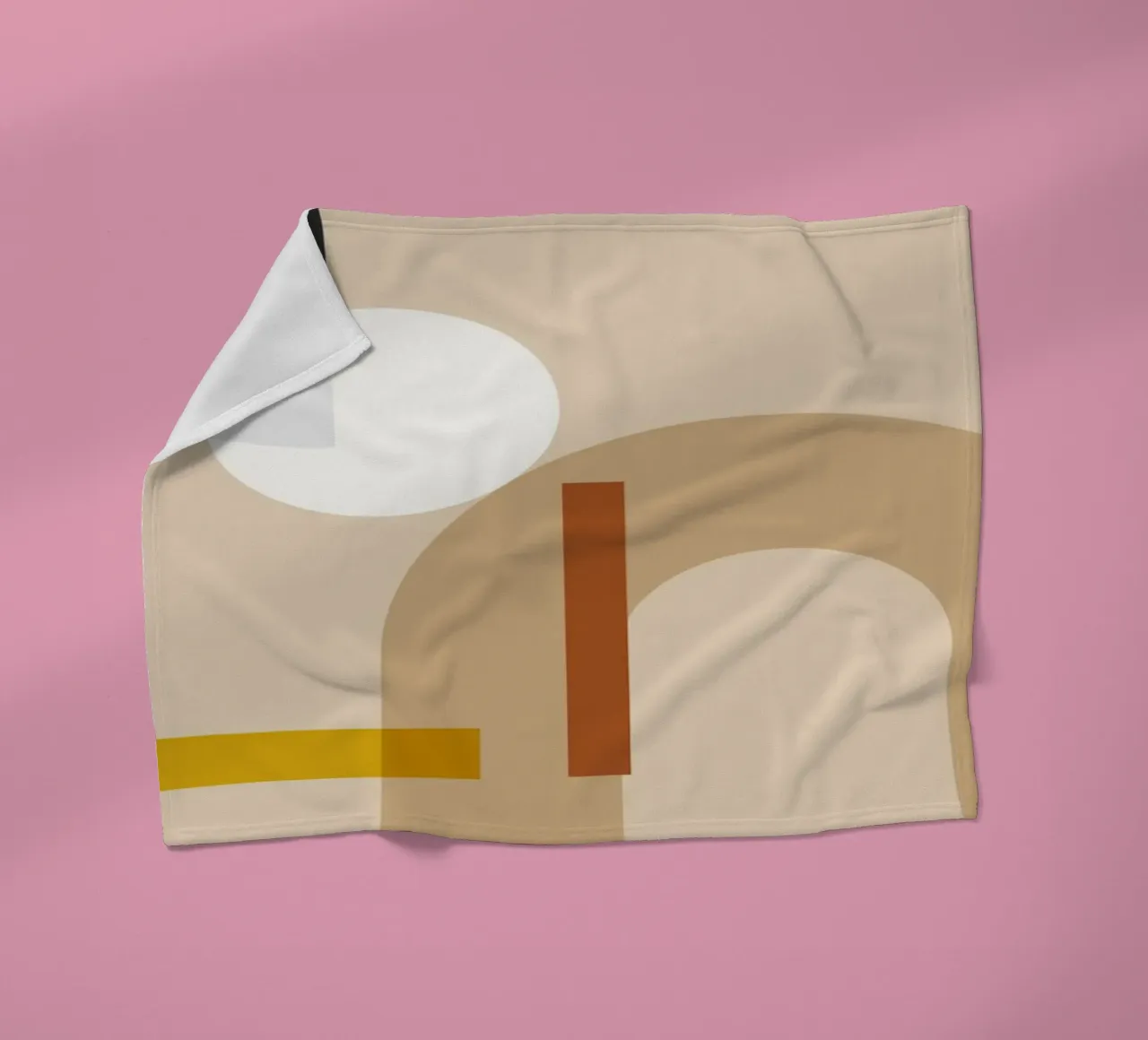 Forme astratte minimali 10 coperta in pile da Gaite