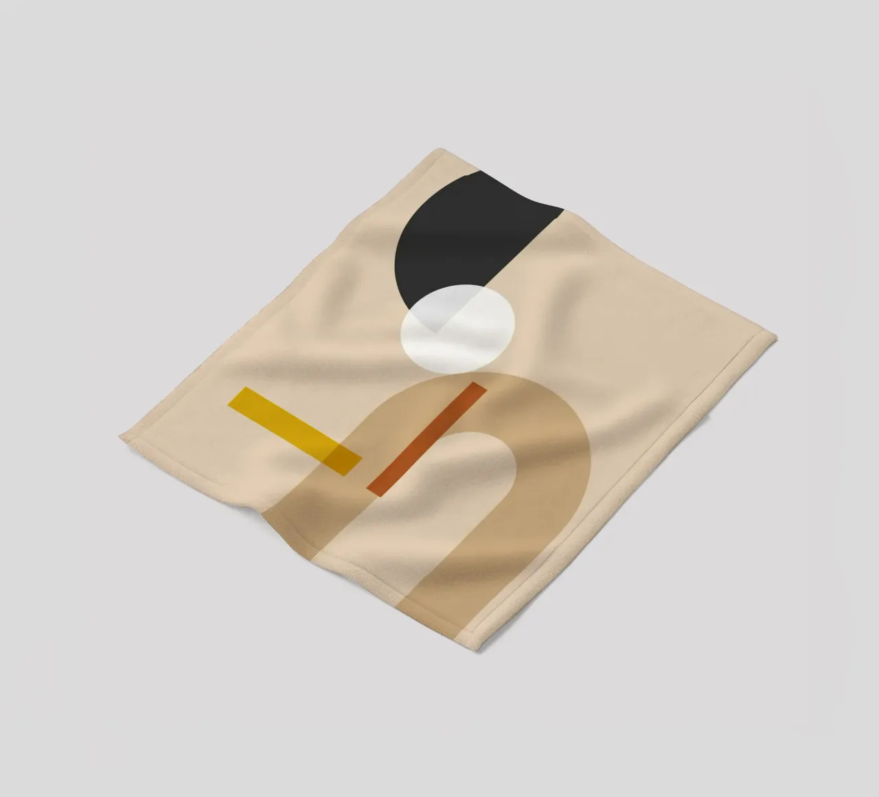 Forme astratte minimali 10 coperta in pile da Gaite