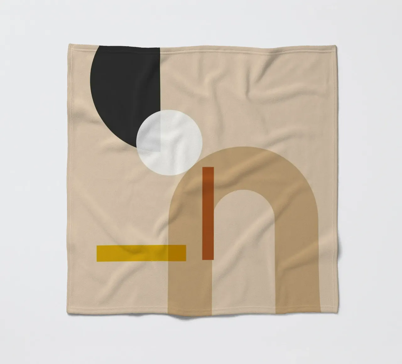 Forme astratte minimali 10 coperta in pile da Gaite