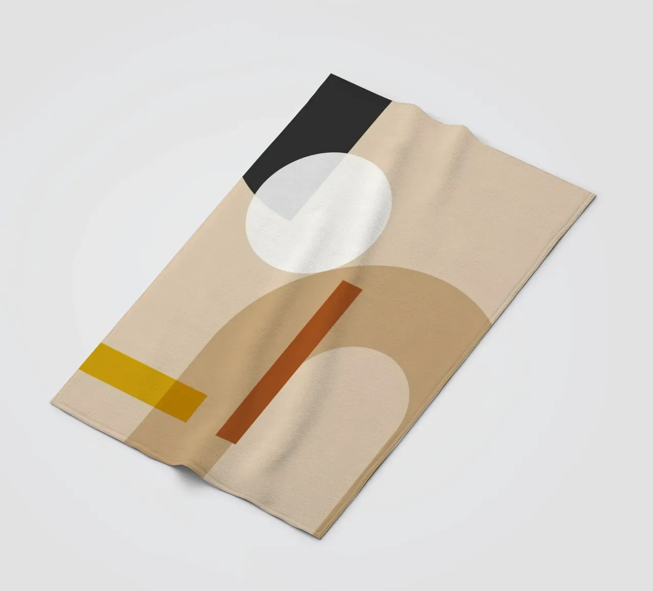 Forme astratte minimali 10 coperta in pile da Gaite