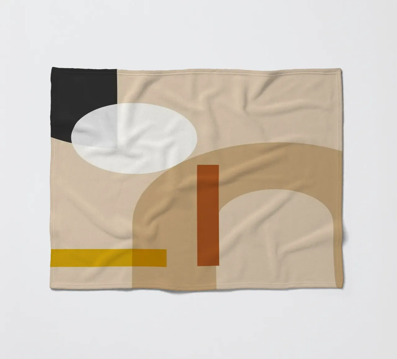 Forme astratte minimali 10 coperta in pile da Gaite