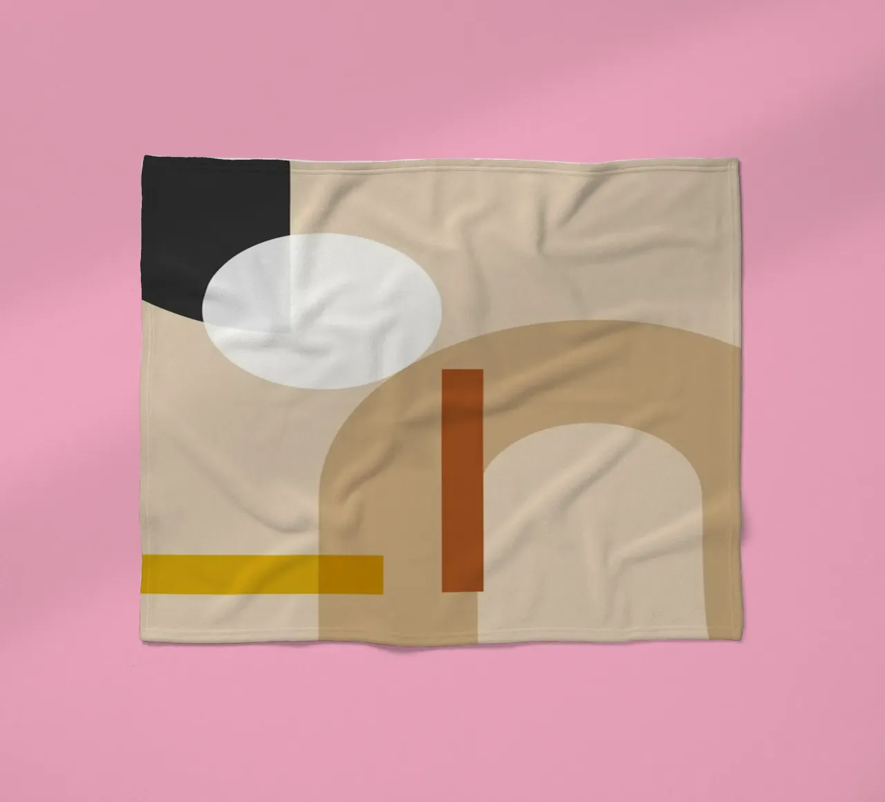 Forme astratte minimali 10 coperta in pile da Gaite