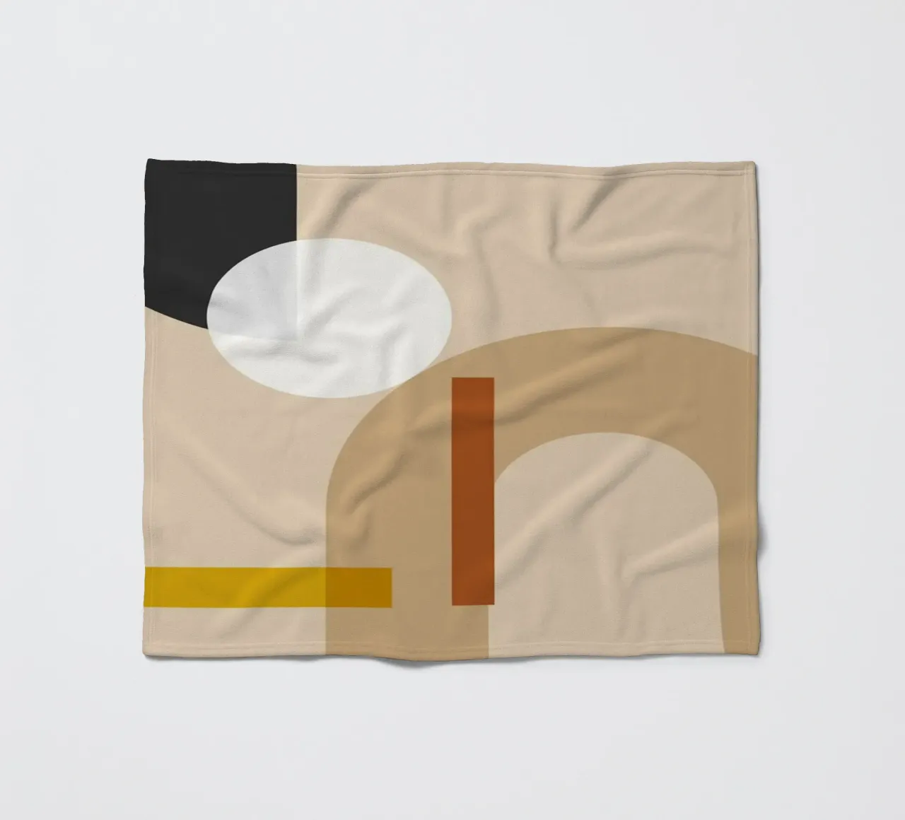 Forme astratte minimali 10 coperta in pile da Gaite