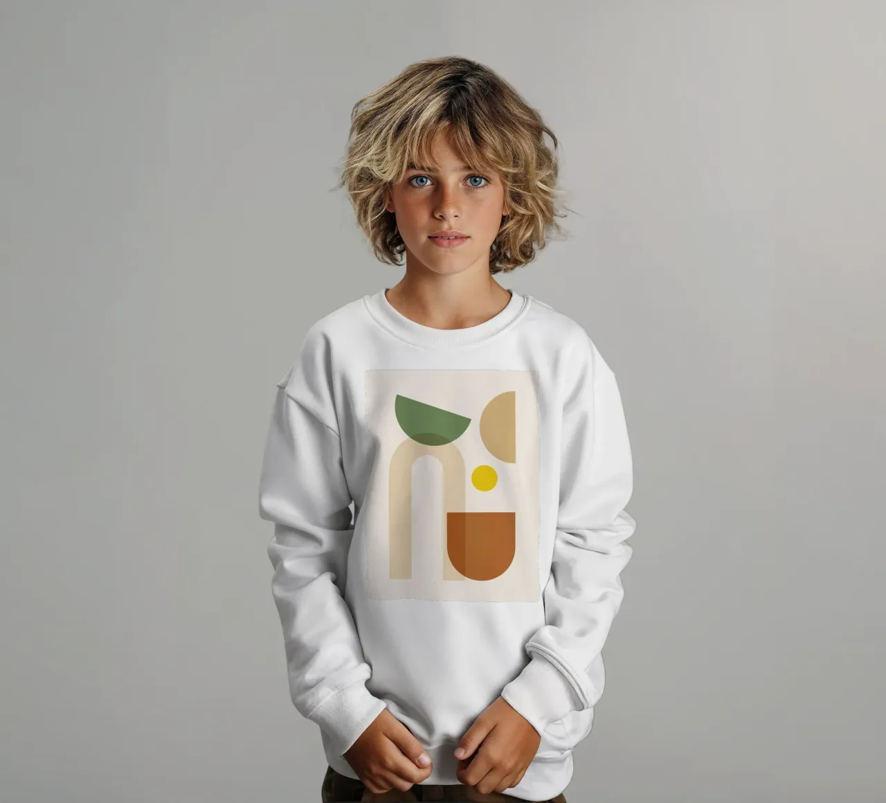 Minimale abstrakte Formen 11 Kinder Sweatshirt von Gaite