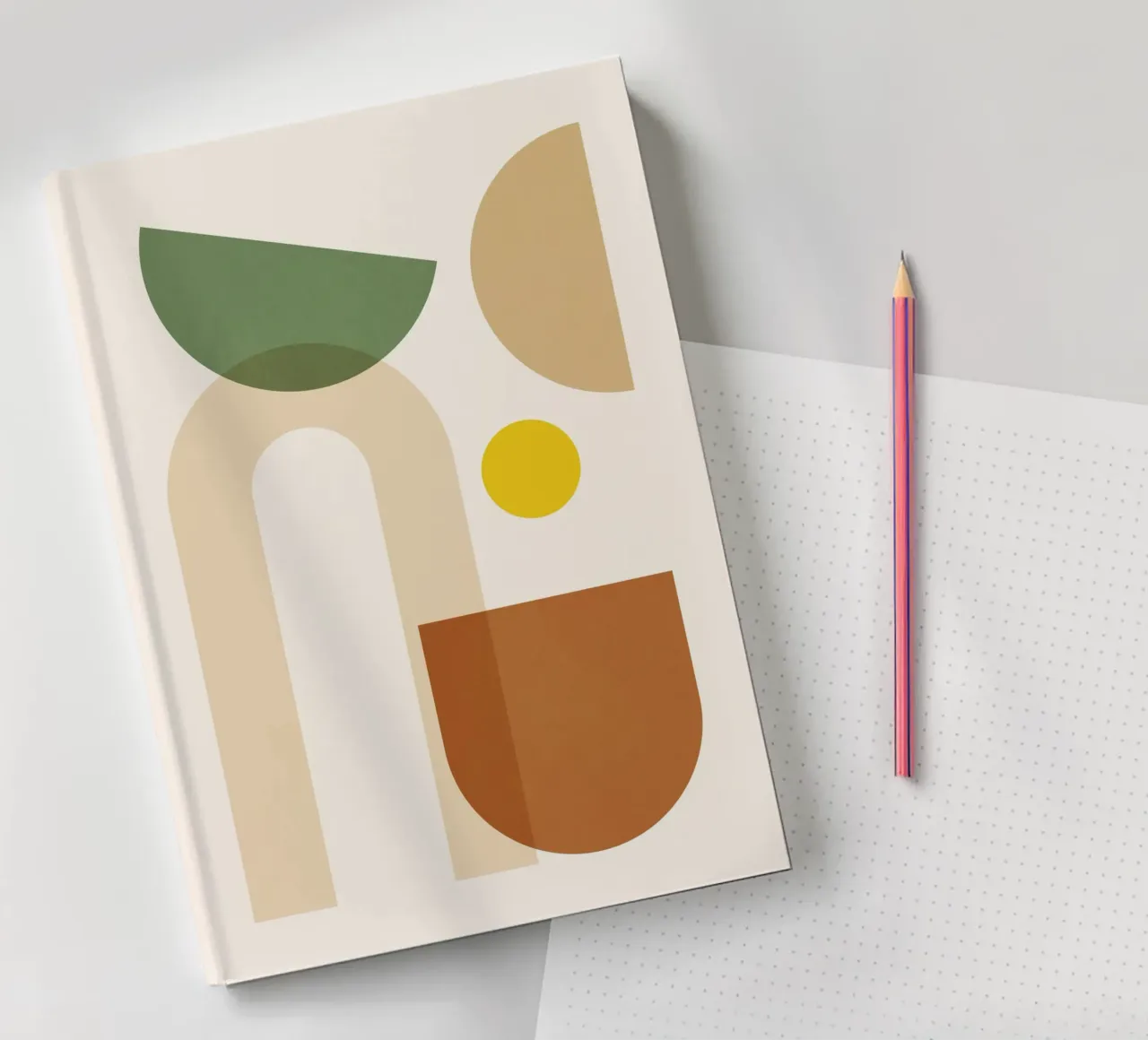 Minimal Abstract Shapes 11 notebook by Gaite