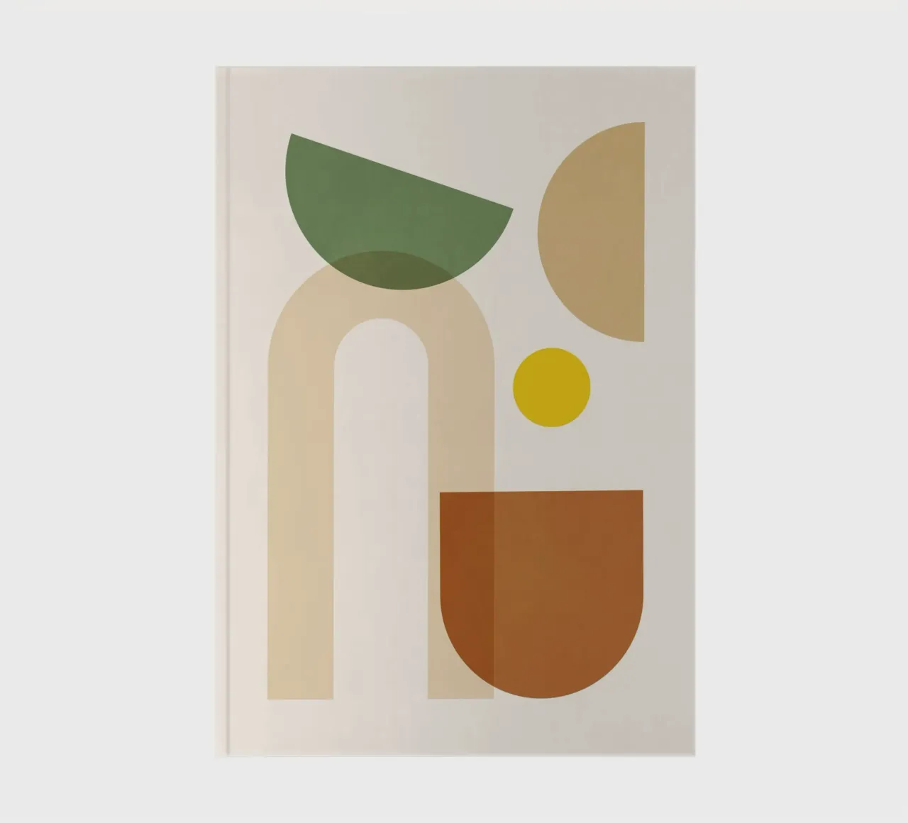 Minimal Abstract Shapes 11 notebook by Gaite