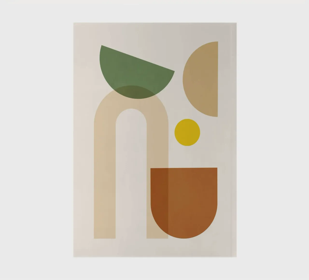 Minimal Abstract Shapes 11 notebook by Gaite