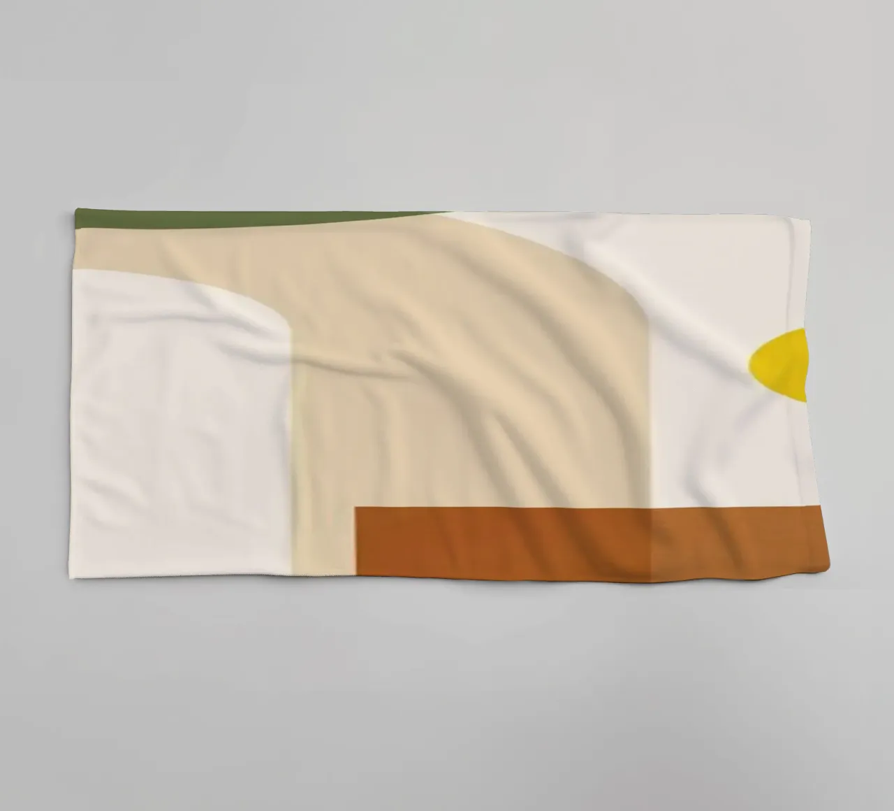 Minimal Abstract Shapes 11 towel by Gaite