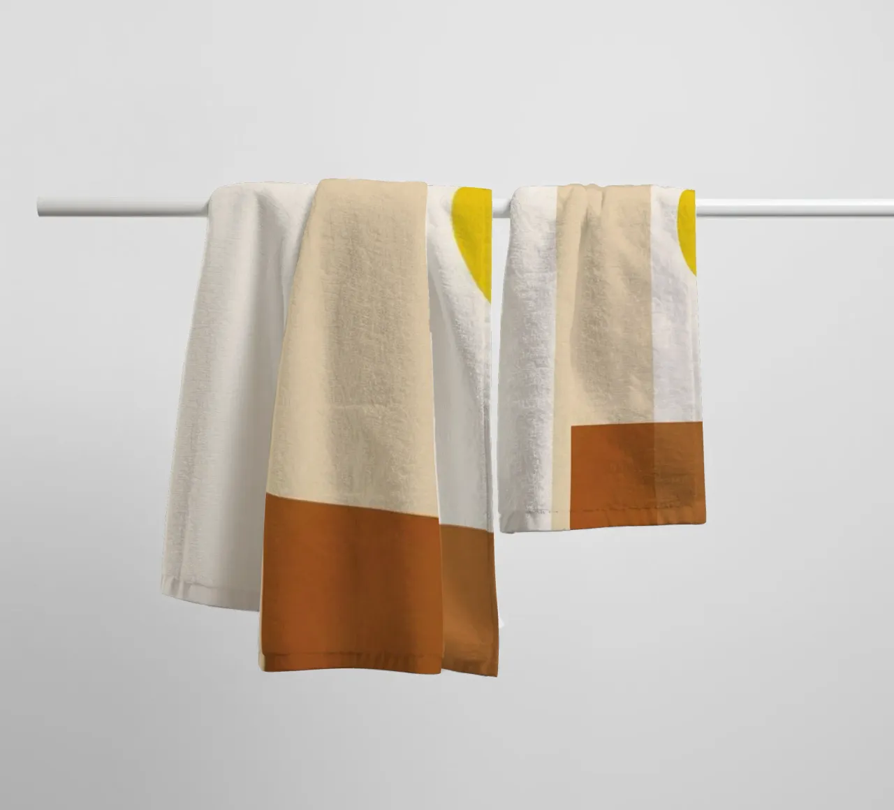 Minimal Abstract Shapes 11 towel by Gaite