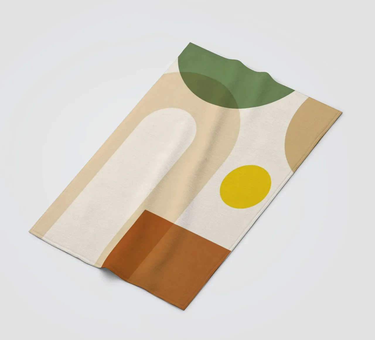 Forme astratte minimali 11 coperta in pile da Gaite