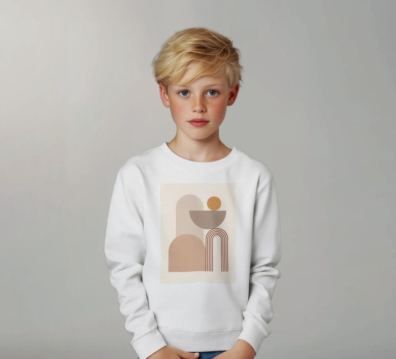 Forme astratte minimali 12 felpa bambino da Gaite