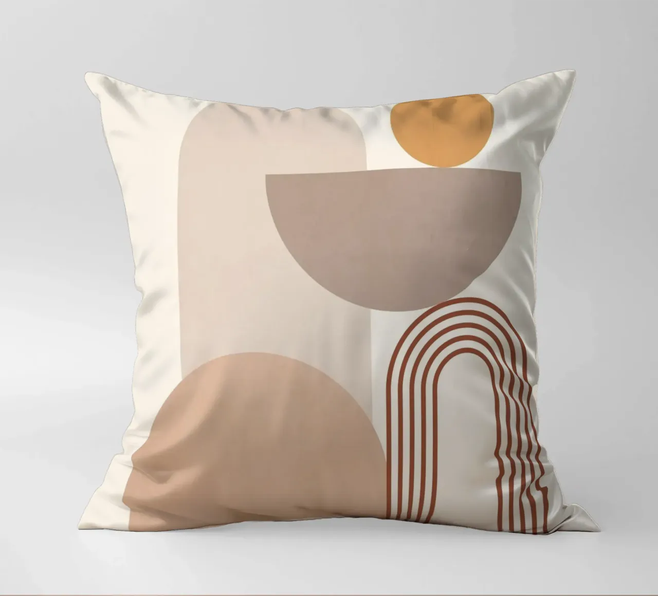 Minimal Abstract Shapes 12 decorative cushion by Gaite