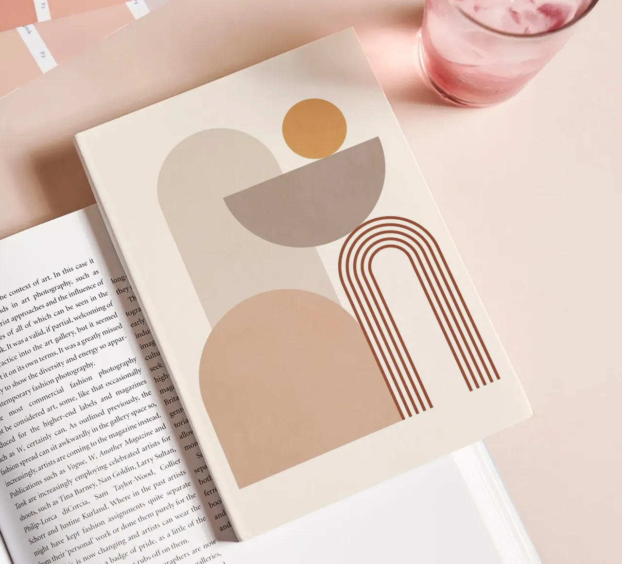 Minimal Abstract Shapes 12 notebook by Gaite